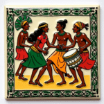 Cultural Motifs & Traditional Art  - Magnet v1